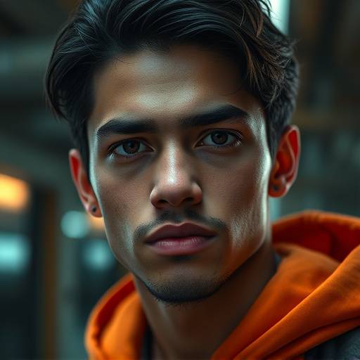 Retrato de Carlos Oliveira, aluno da Visão Futura.