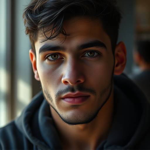 Retrato de Carlos Oliveira, ex-aluno do curso de Fotografia Digital e Arte Visual.